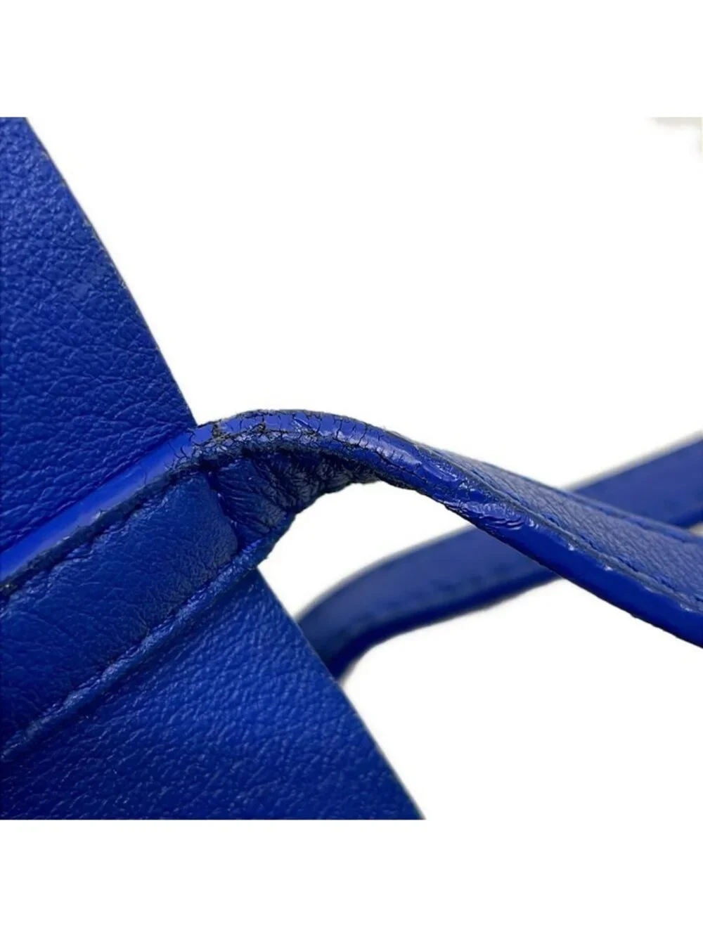 Balenciaga Tote Everyday Xxs Blue 2-Way Leather